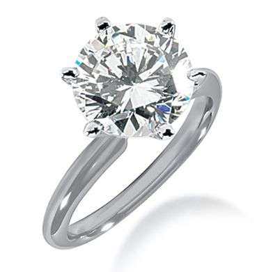 STUNNING ELEGANT NATURAL DIAMOND SOLITAIRE ENGAGEMEMENT RING IN 14K SOLID GOLD!!! CERTICATE INCL!
