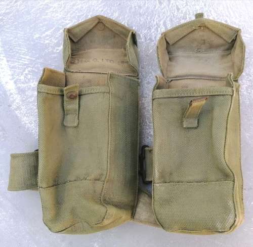 Pattern 37 Pouches and Webb Belt