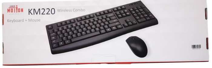 Lekkermotion KM220 Wireless Multimedia Desktop Combo - Black
