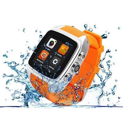 iMacwear M7 Android 4.4 3G Watch Phone - ORANGE