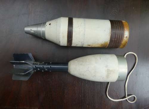 81mm Illuminating Mortar Round -- Border War Era