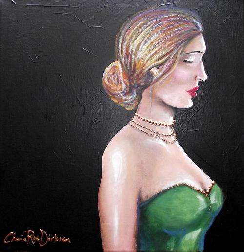 'STYLE II' --- FREE P&P --- Original Painting by SA artist, Cherie Roe Dirksen --- 305 x 305