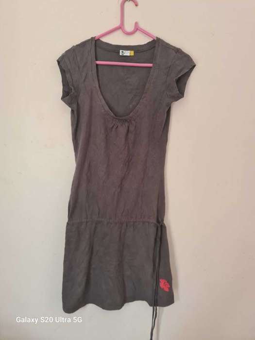 32-34 size Grey summer dress (as new)