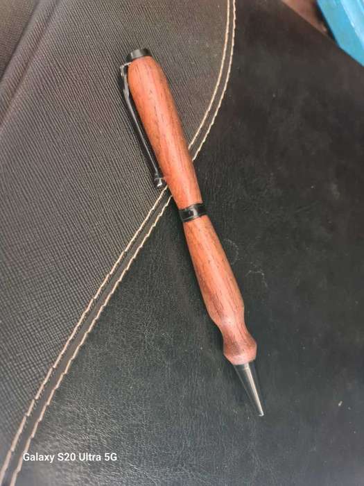 Hand made wooden pen Tambotie wood