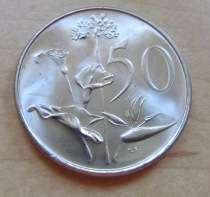 UNCIRCULATED 1974 SA 50c coin!