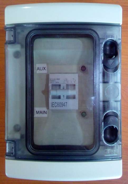 Change Over Switch 63 Amp 2 Pole SF219G Ready board