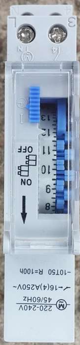 Weekly Programmable Electronic Timer Analogue