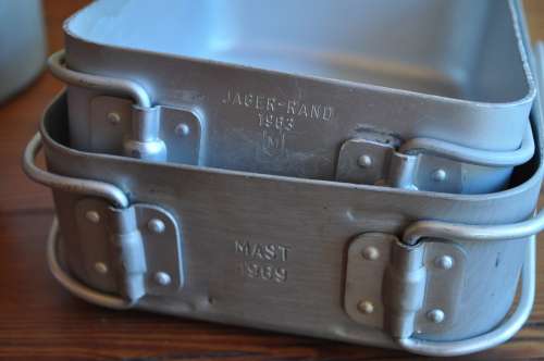 Mess Tins And Jug For Camping