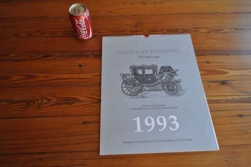 Vintage 1993 Horse-Drawn Coaches Calendar