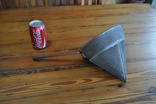 Vintage Large Cone Strainer
