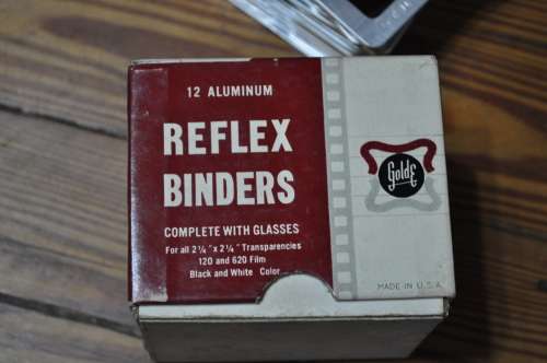 Vintage GoldE Aluminum Reflex Binders