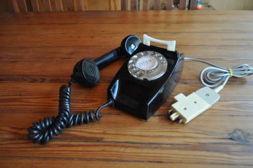 Vintage 1980s Dial Phone