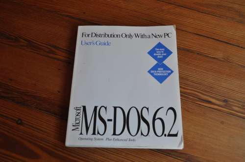 Microsoft MS-Dos 6.2 User Guide