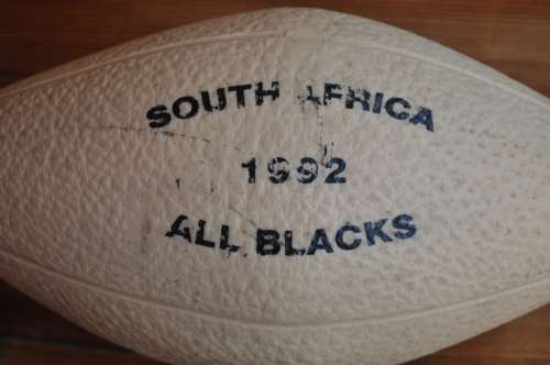 Vintage South Africa All Blacks 1992 Plastic Rugby Ball