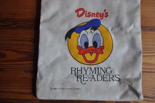 Vintage 1980s Disney Canvas Carry Bag