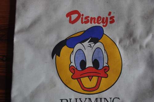 Vintage 1980s Disney Canvas Carry Bag