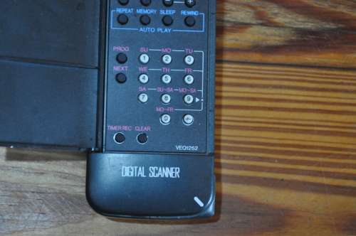 Panasonic Original VCR Digital Scanner Remote