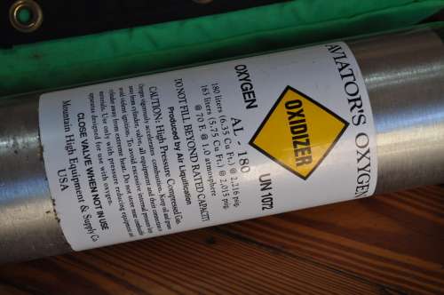 Aviators Aluminium Oxygen Cylinder
