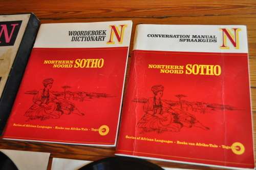 Vintage 1960s Teach Yourself Northern Sotho Vinyl Boxset