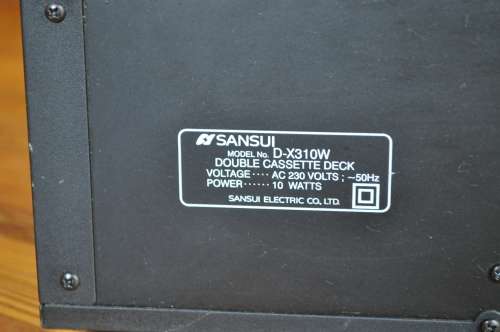 Sansui Double Cassette Deck Player