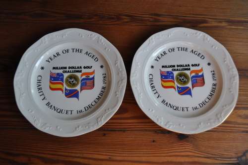 Sun City Million Dollar Golf Challenge 1982 Collectors Plates