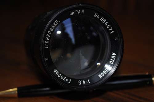 ITOHKOGAKU Lens 200mm 1:4.5 (pentax mount)