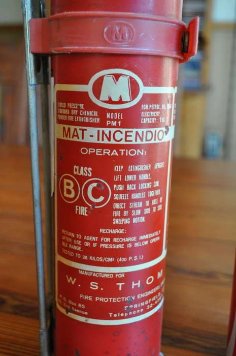 Vintage Fire Extinguisher (selling as is)