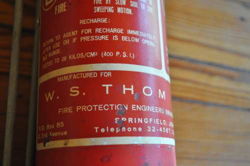 Vintage Fire Extinguisher (selling as is)