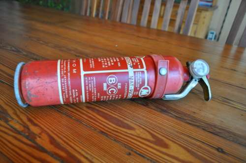 Vintage Fire Extinguisher (selling as is)