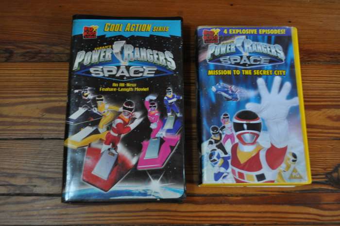 Vintage Power Rangers Video Cassettes