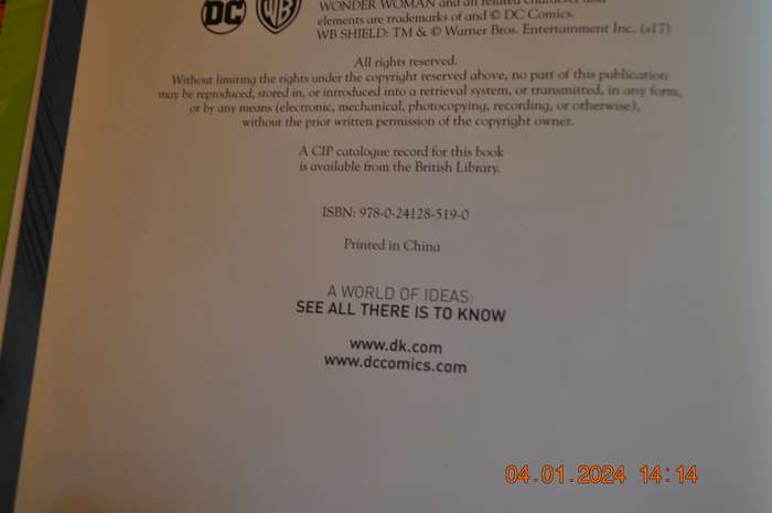 Wonder Woman DC Book