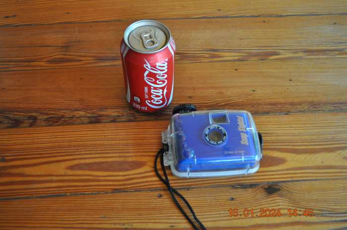 Underwater 35mm Film Camera In Case