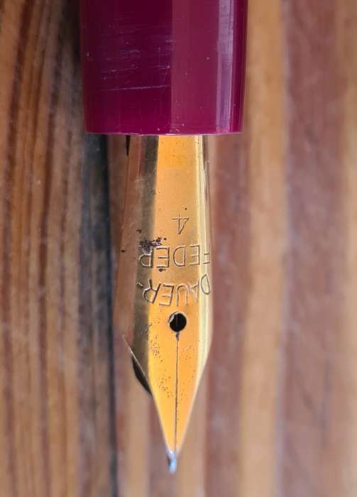 Vintage Dauer Feder 4 Fountain Pen