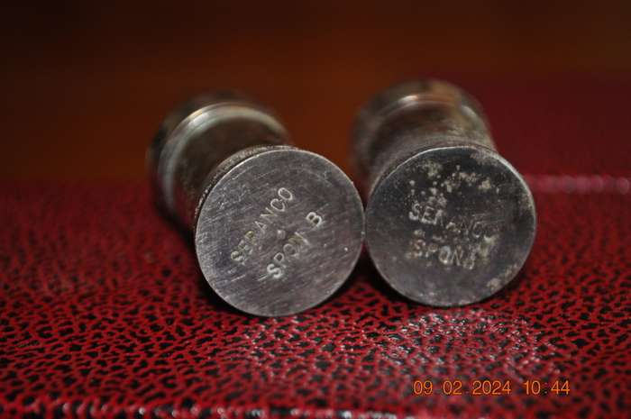 Vintage Silver Plated Salt and Pepper Shakers
