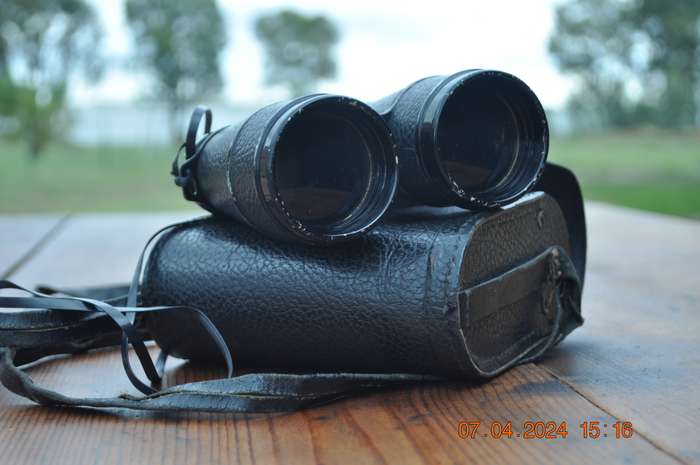 Vintage Binoculars In Carry Case
