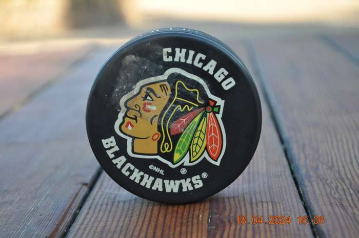 Hockey Puk Chicago Blackhawks