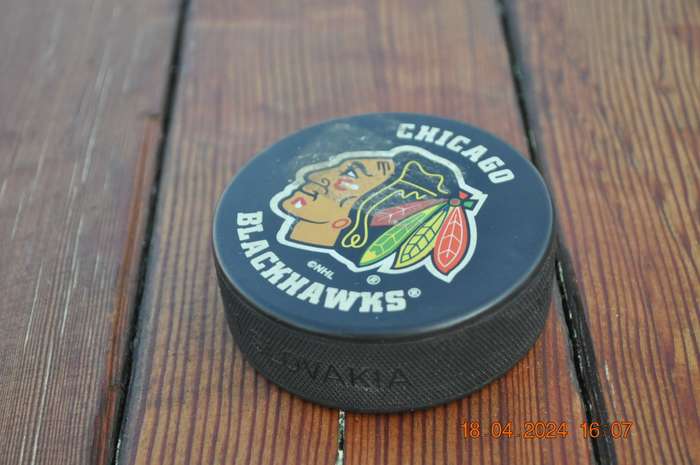 Hockey Puk Chicago Blackhawks