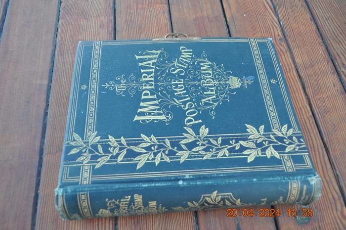 Vintage Imperial Postage Stamp Album (no stamps)
