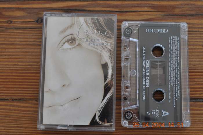 Celine Dion - All The Way... A Decade Of Song (Cassette)