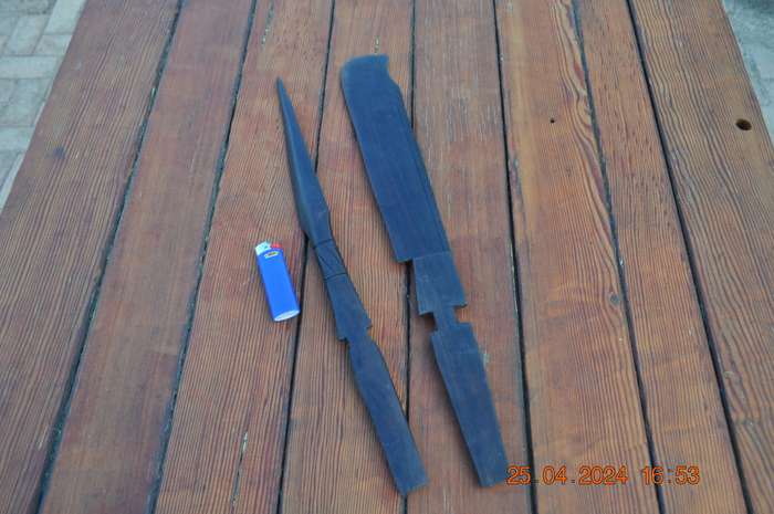Vintage African Wooden Knifes