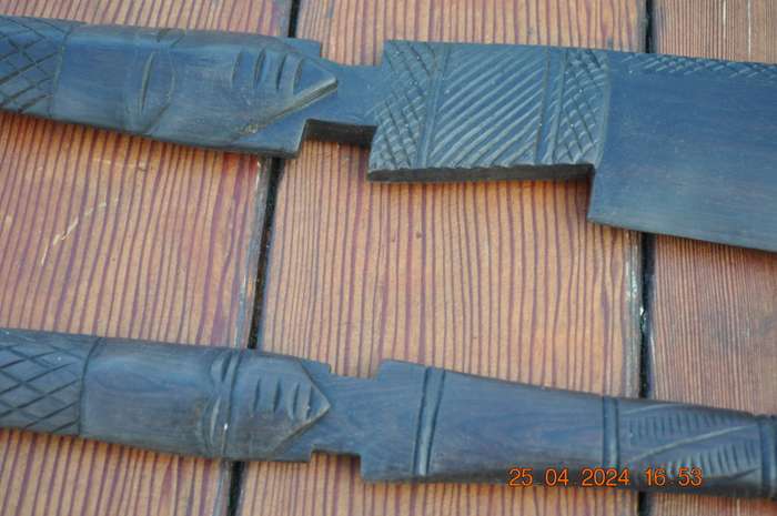 Vintage African Wooden Knifes