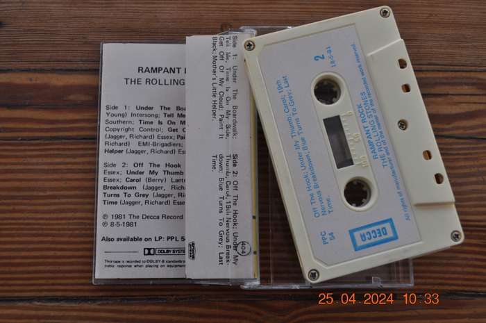 The Rolling Stones - Rampant Rock (Cassette)