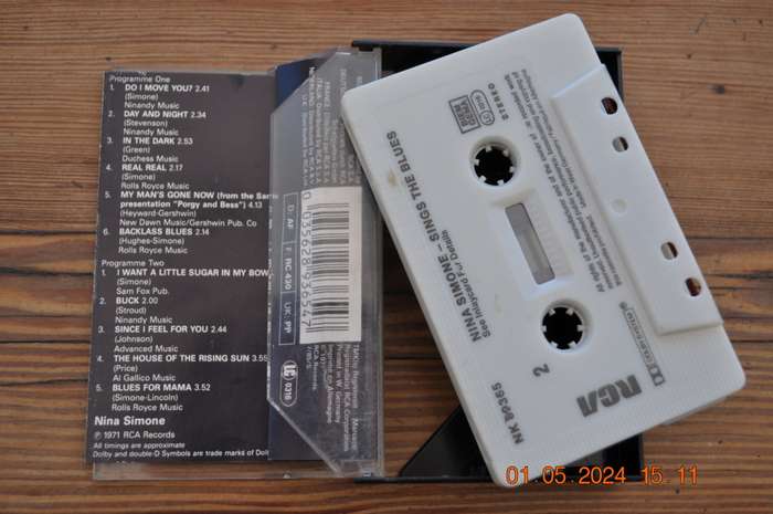 Nina Simone - Sings The Blues (Cassette)