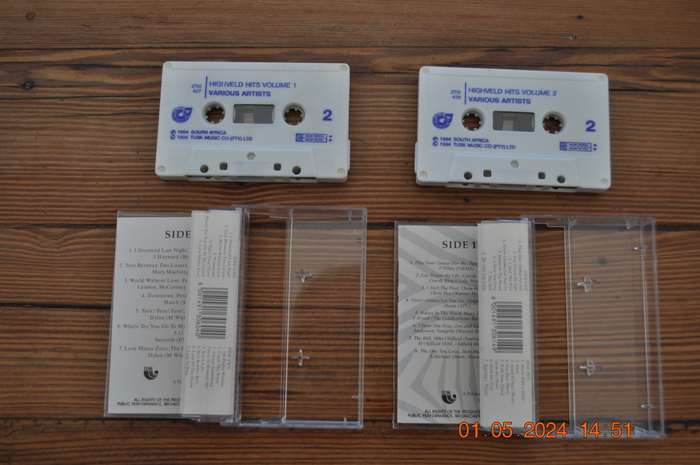 Highveld Hits - Vol 1 & 2 : Various (2 x Cassettes)