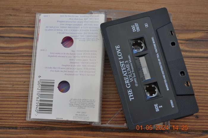 The Greatest Love - Volume 3 : Various (Cassette)