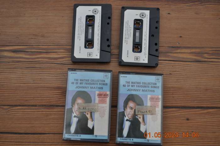 Johnny Mathis - The Mathis Collection : 40 Of My Favourite Songs (2 x Cassettes)
