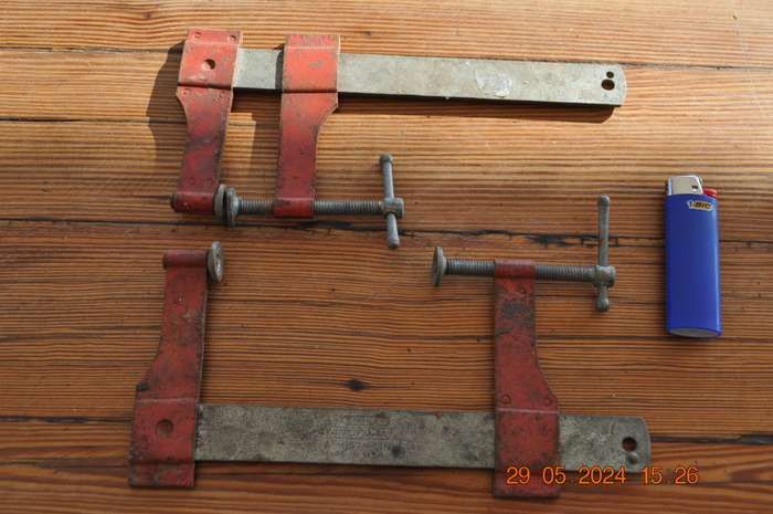 Vintage Stanley Handyman Clamps Made In USA