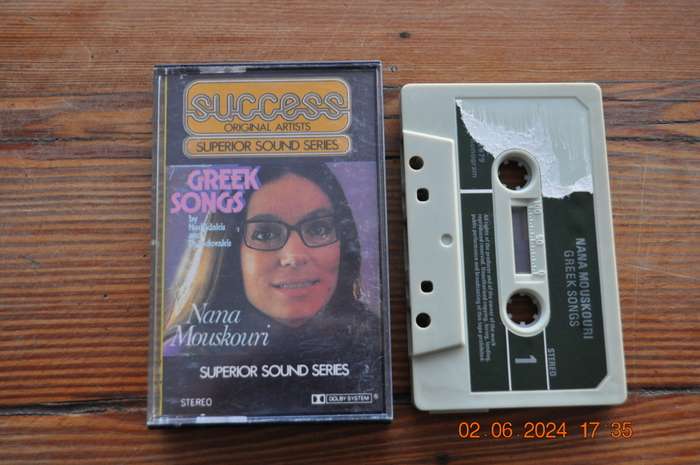 Nana Mouskouri - Greek Songs (Cassette)