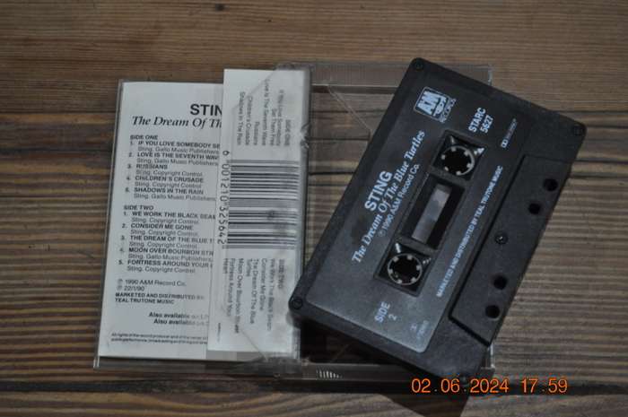 Sting - The Dream Of The Blue Turtles (Cassette)