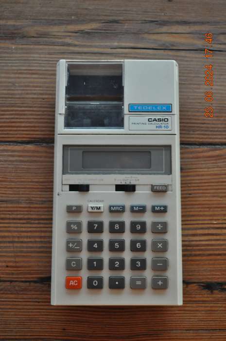 Vintage Casio HR 10 Printing Calculator Not Working